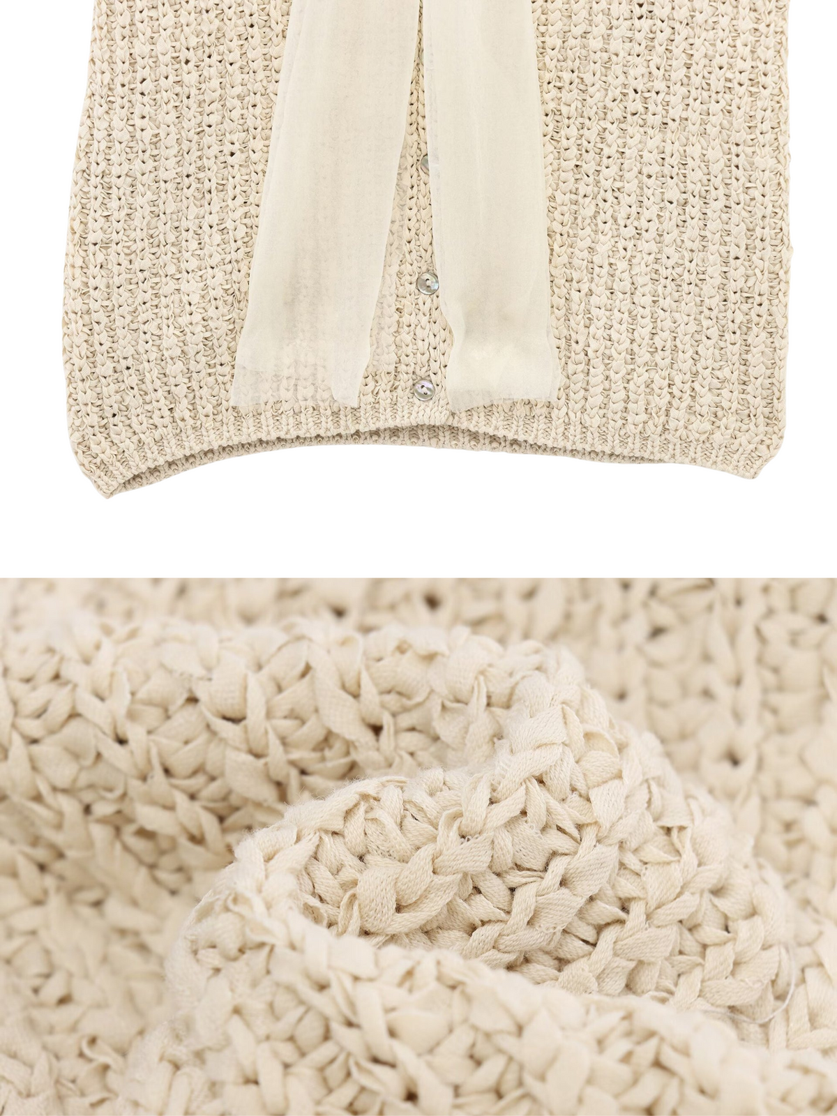 Jazmyne Bow Knit Cardigan
