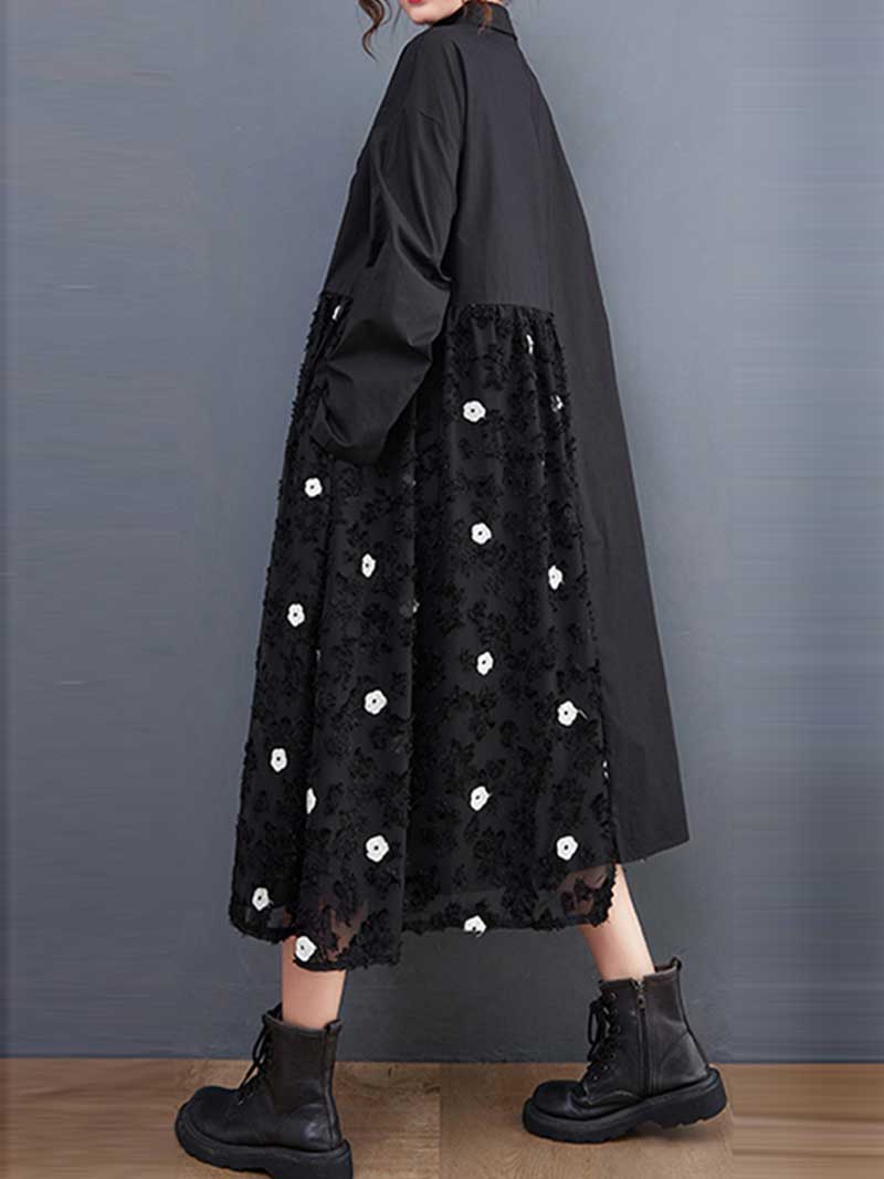 Square Neck A-Line Midi Dress