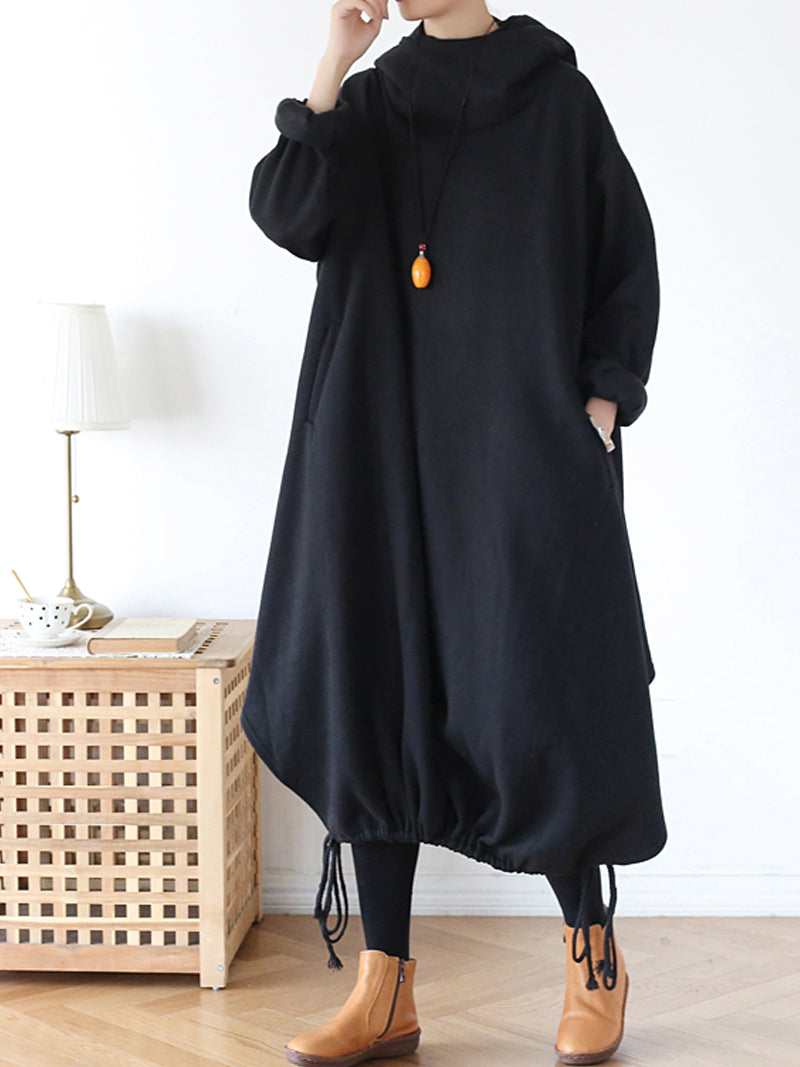 Square Neck Puff Sleeve Belted Fit and Flare Midi Dress