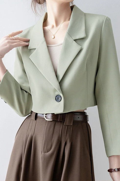 Short Length Relaxed Blazer