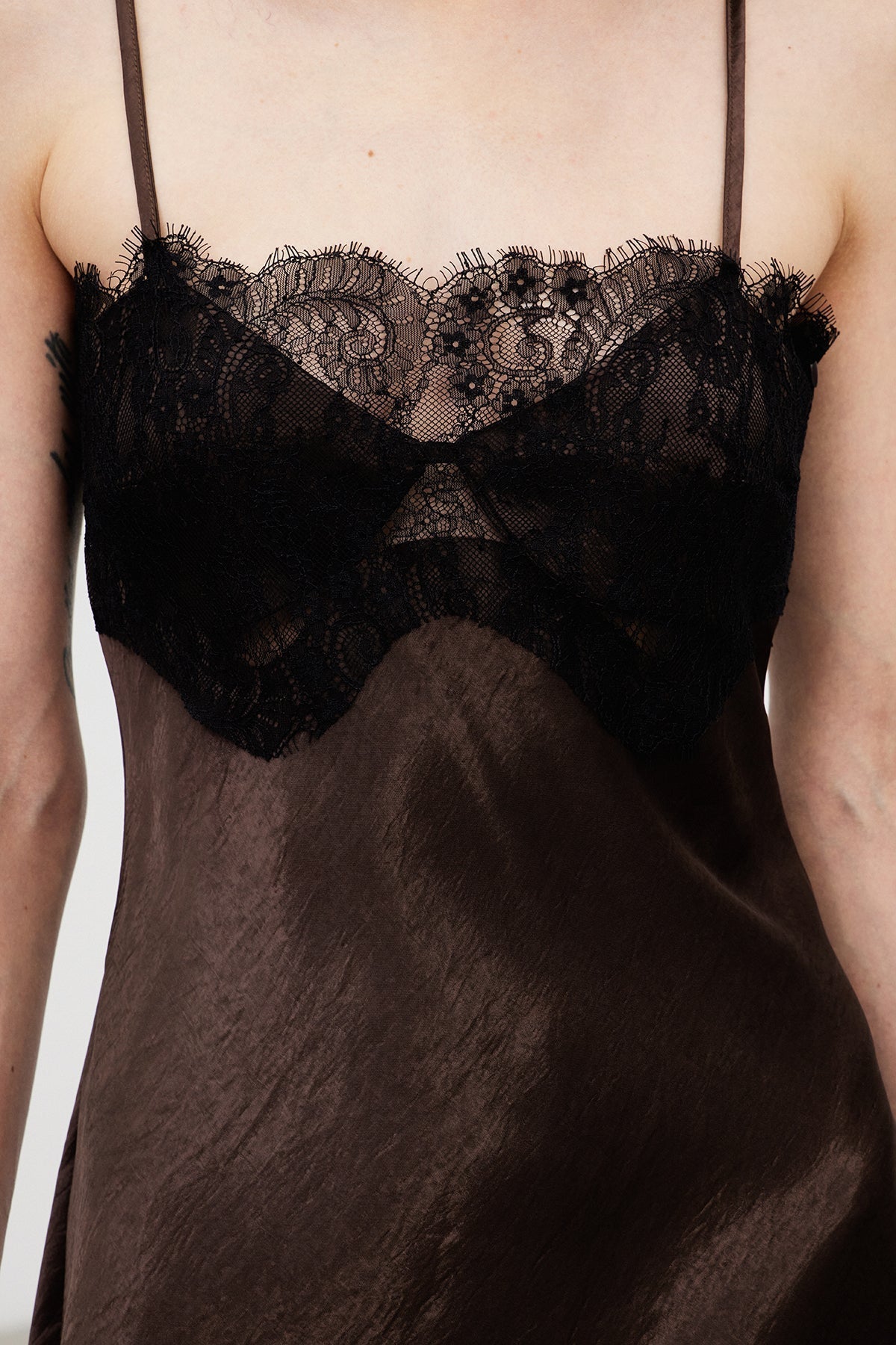 Spaghetti Lace Midi Dress