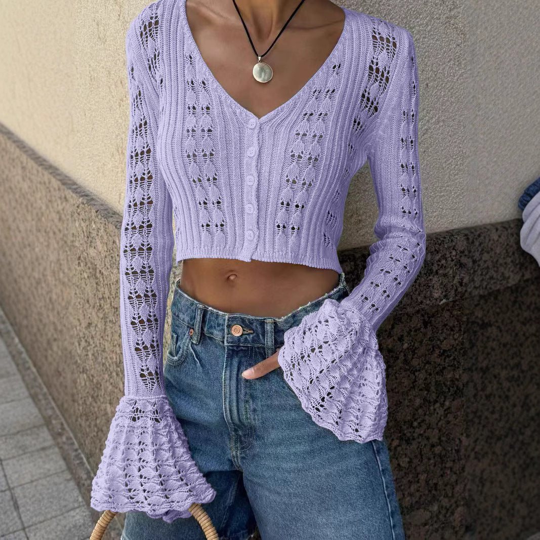Mary Knitted Cardigan Top