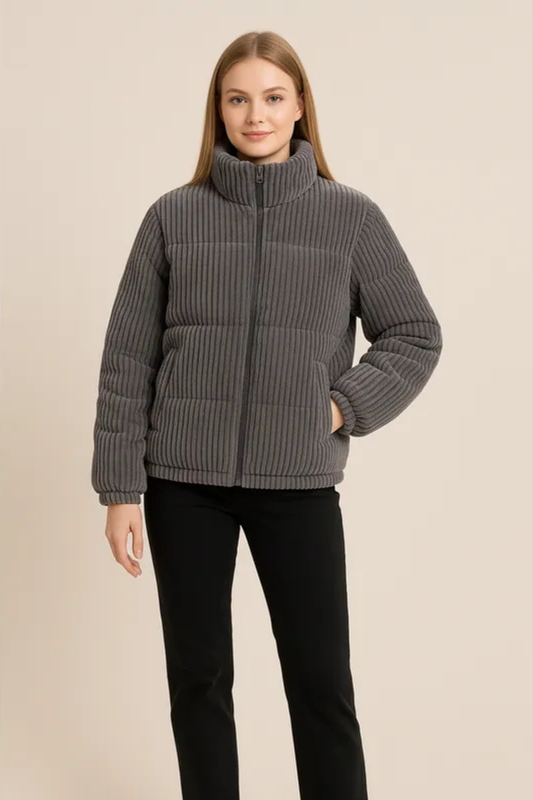 Nara High Neck Quilted Puffer Jacket