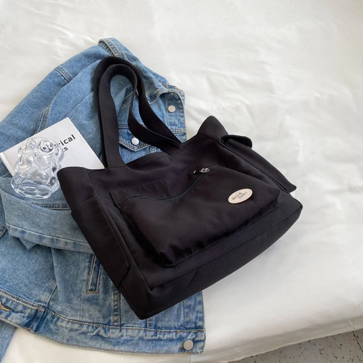 Korean Casual Tote High Quality Female Shoulder Solid Color Bags Large Capacity Ladies Handbags Women Fanny Pack