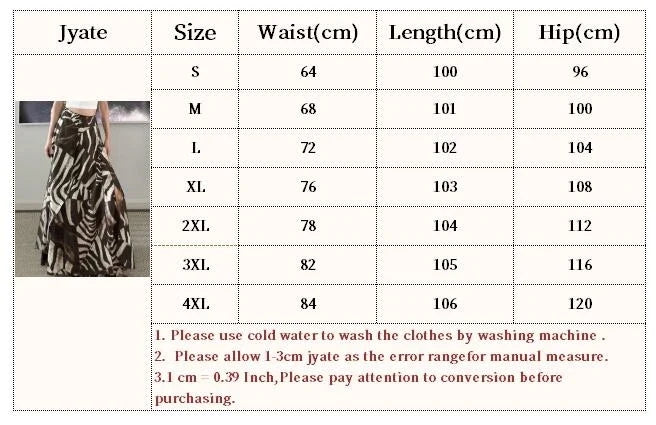 Bohemian Vacation Versatile Zebra Asymmetric Print Long Skirt With Slit A-lineretro Streetwear Women Summer Skirt 2024 New