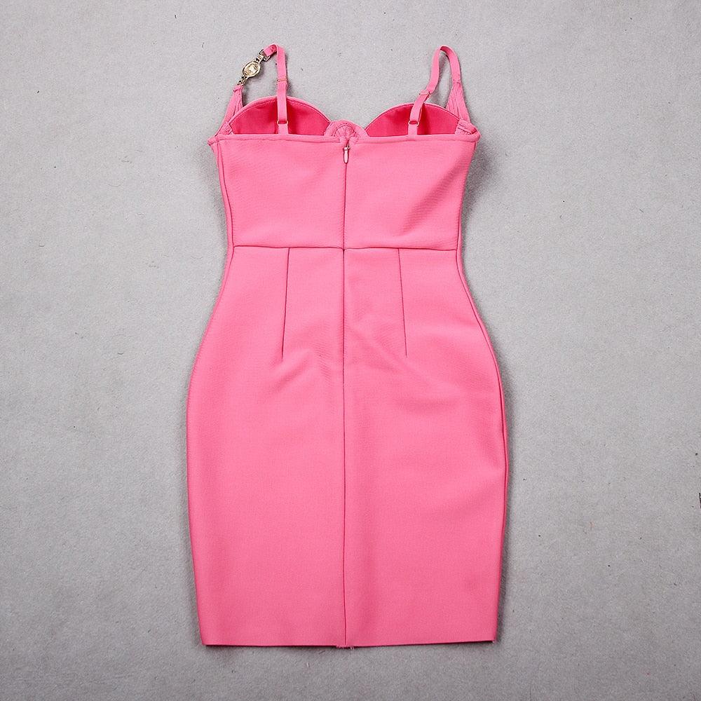 Strapless Corset Bodice Bodycon Mini Dress