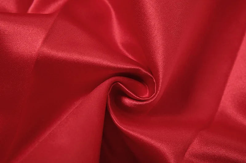 Sexy Red Bow Backless Hollow Out Mini Dress Turtleneck Short Sleeve Pad Shoulder Dresses Evening High Street Party Vestidos