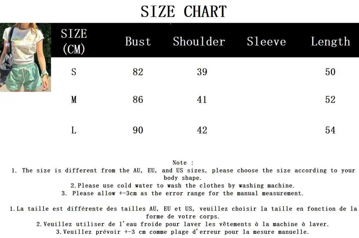 Plant Flowers Print Slim Short Sleeve Summer New Korean Fashion O Neck T-shirts For Women Casual Simple Chic Tops Tee Shirt