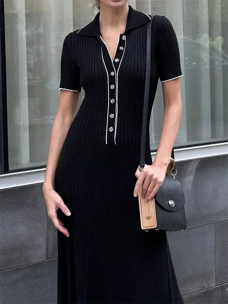 PENELOPE KNITTED Stylish MAXI DRESS