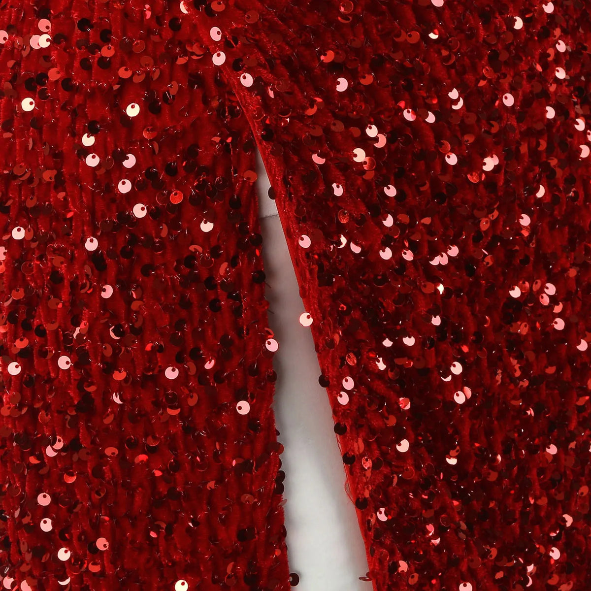 Summer Sequin Sexy High Slit Elegant Party Dress