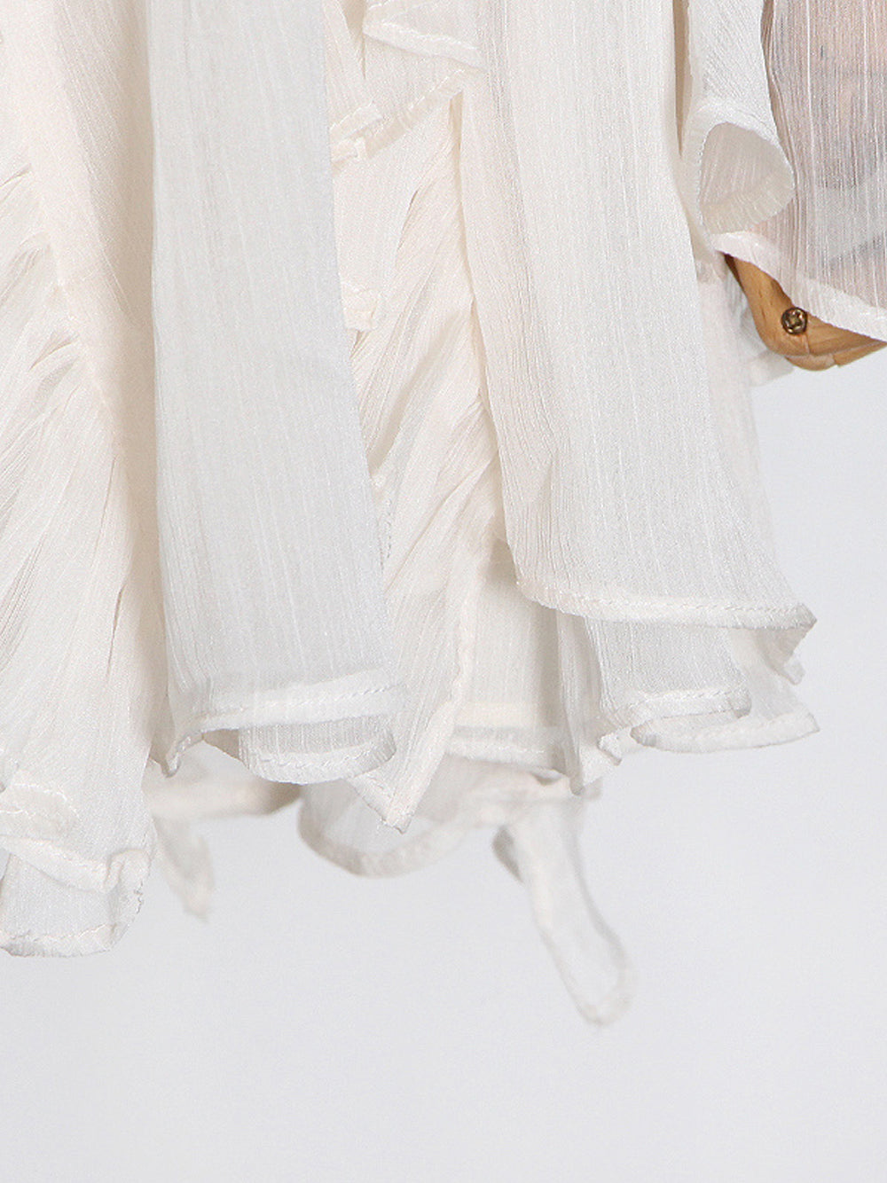 Strapless Tiered Ruffle Mini Dress