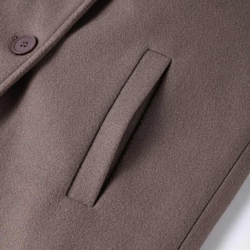 Violette Double-Breasted Long Coat