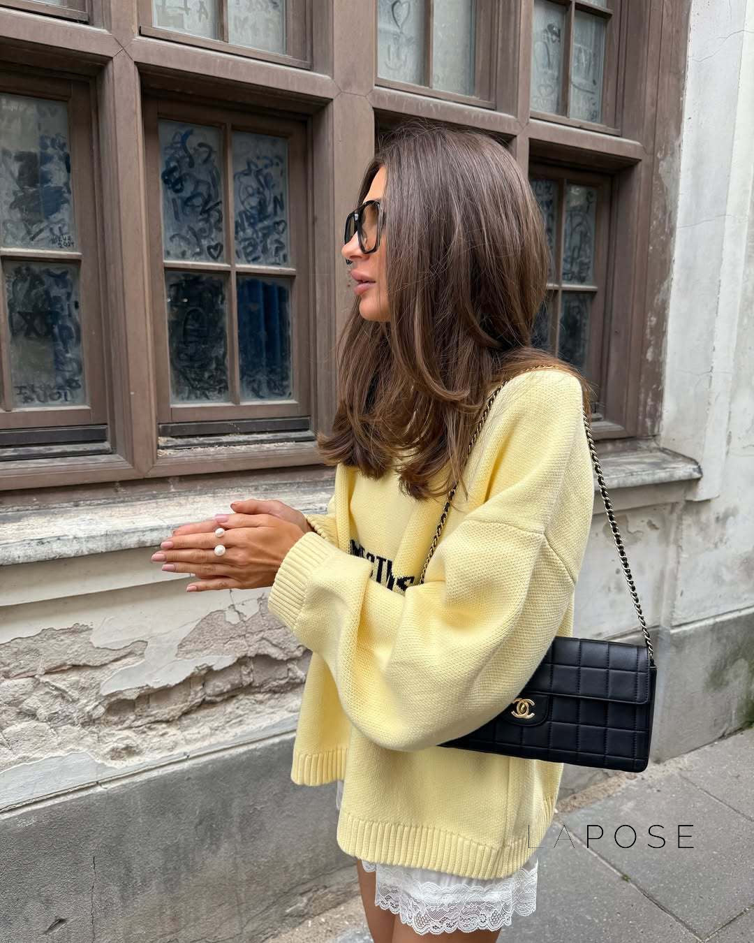 Adrian Cozy Letter Sweater