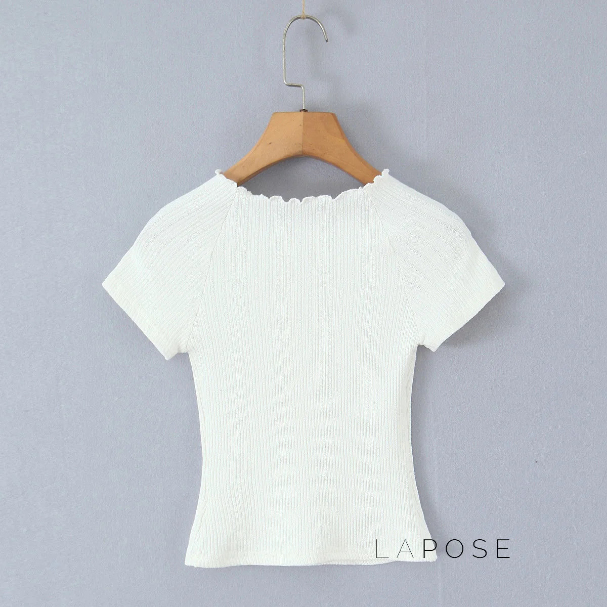 Angelyn Short Sleeve Buttoned Top
