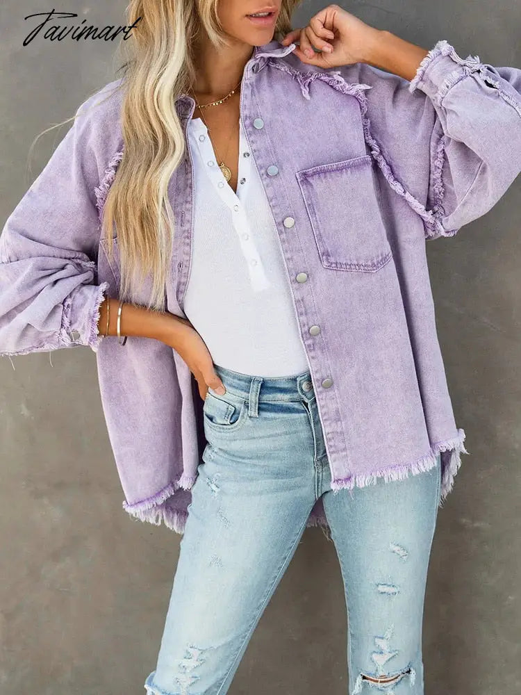 Women Turn Down Collar Shirts Jackets Tops Elegant Femme Casual Loose Solid Coats Autumn Winter Single Breasted Basic Outerwear