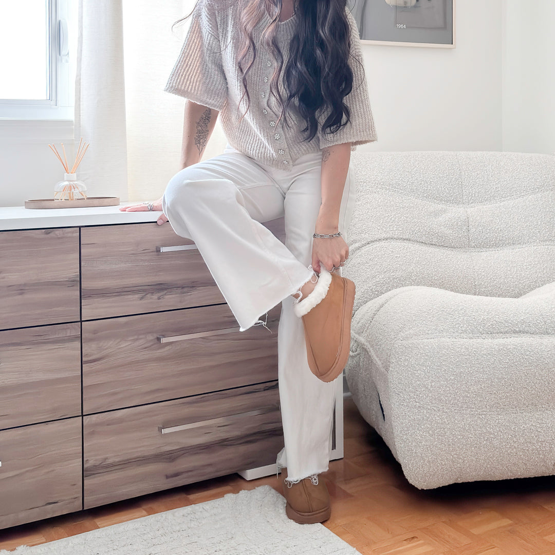 Bella Plush-Lined Boot Slippers