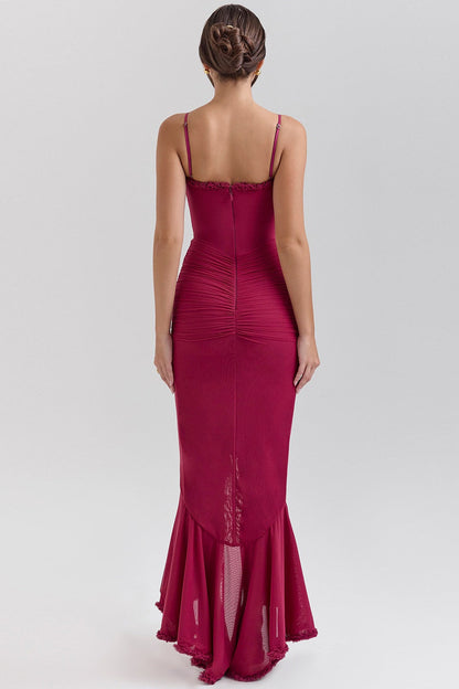 Spaghetti Strap Long Party Dress