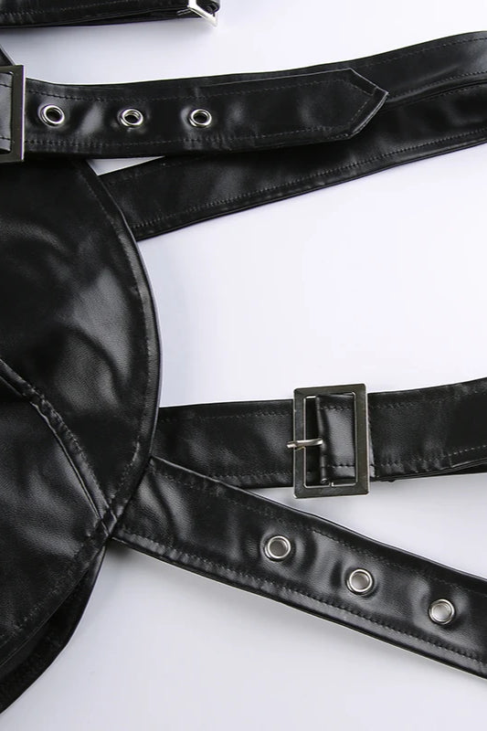 Asymmetrical Punk Crop Jacket