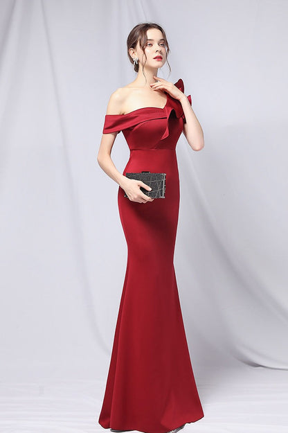 Off Shoulder Mermaid Maxi Dress
