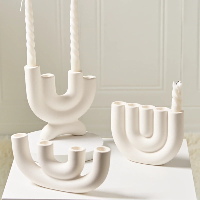 Nordic Ceramic Candle Holder