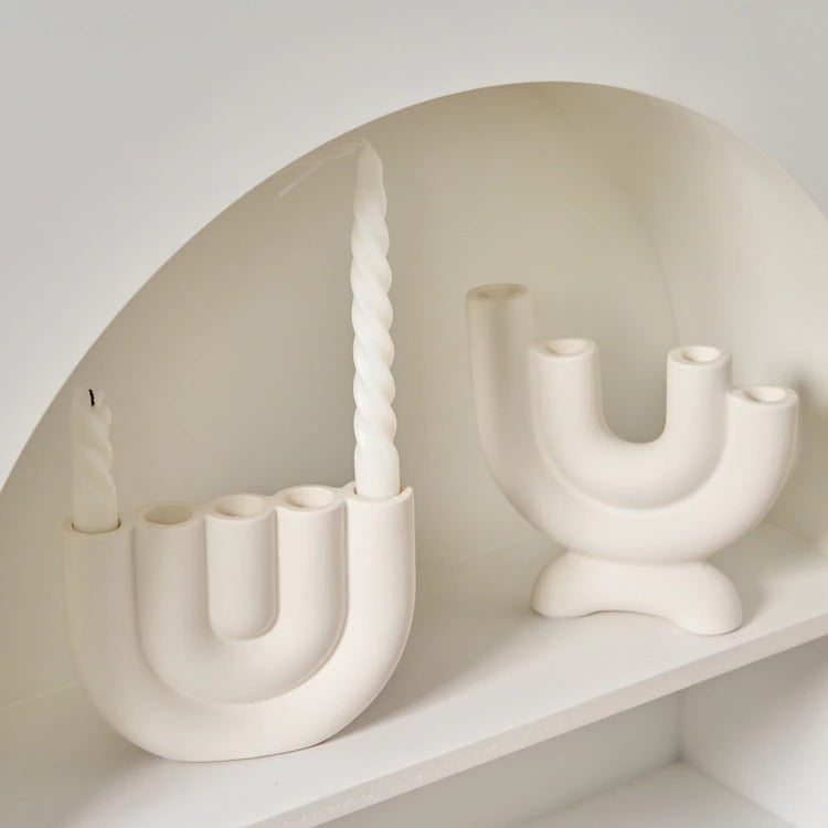 Nordic Ceramic Candle Holder