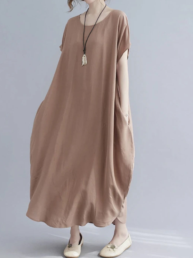 Off Shoulder Ruched Waist Tiered Midi Dress