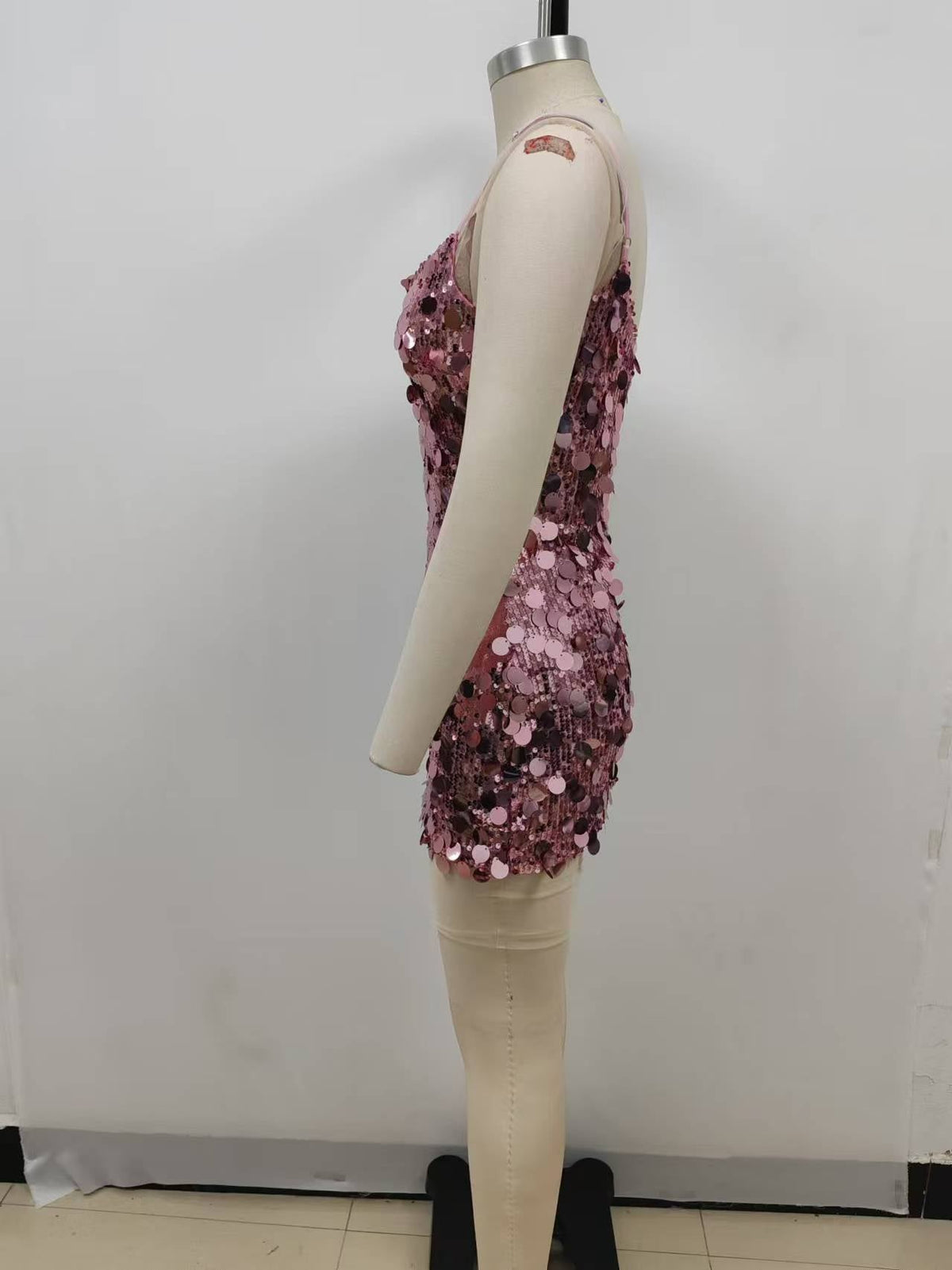 Shine On Mini Dress - Pink
