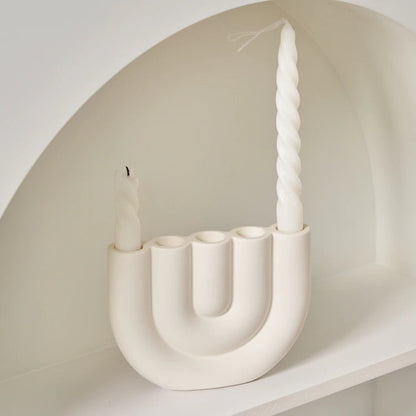 Nordic Ceramic Candle Holder