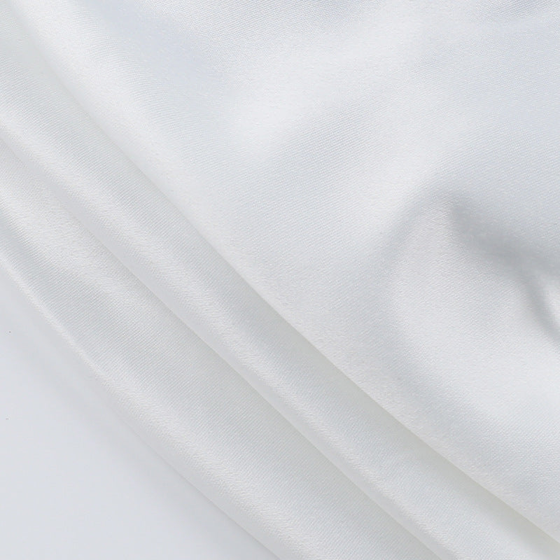 Strapless Ruched Bubble Hem Colorblock Mini Dress