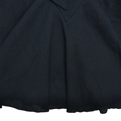 Off Shoulder Bow Front Sheer Bell Cuff Corset Pointed Hem Skater Mini Dress