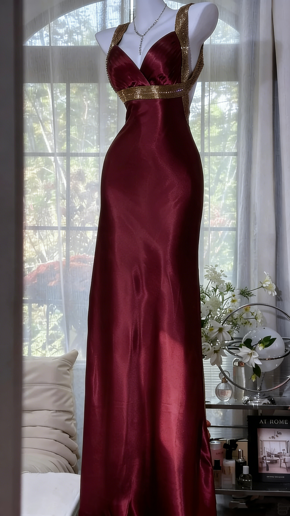 Lilah Dark Maxi Dress
