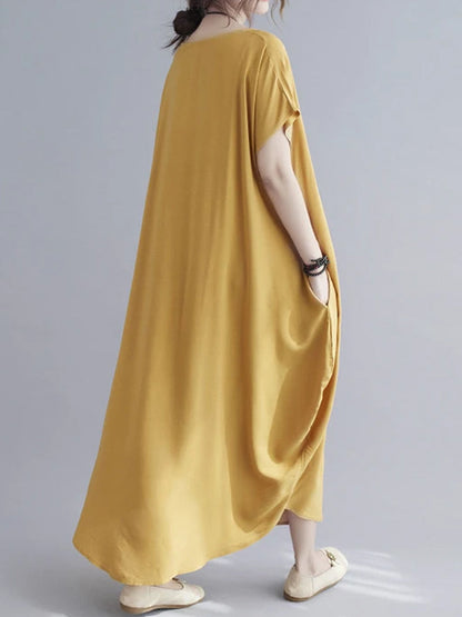 Off Shoulder Ruched Waist Tiered Midi Dress