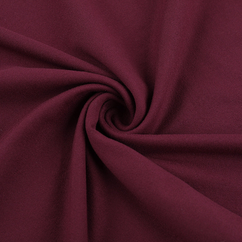 Spaghetti Strap Ruched Drape Side Slit Column Maxi Dress