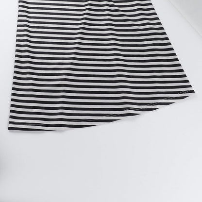 Cowl Neck Spaghetti Strap Chevron Stripe Bodycon Maxi Dress