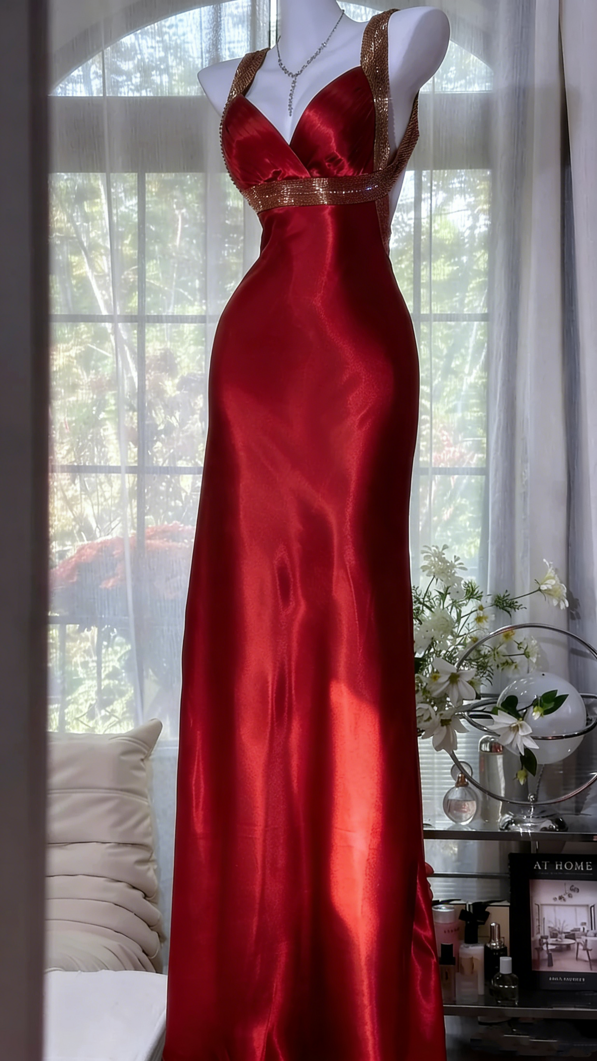 Lilah Dark Maxi Dress
