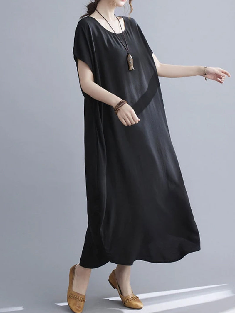 Off Shoulder Ruched Waist Tiered Midi Dress