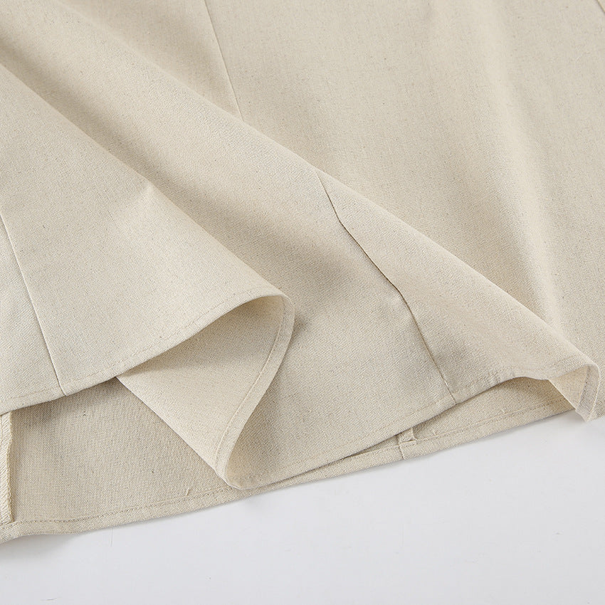 Strapless Woven Texture Floor Length Column Maxi Dress