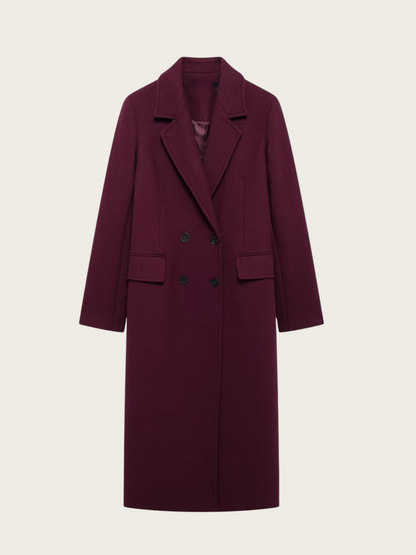 Heavenleigh Wine Red Long Coat