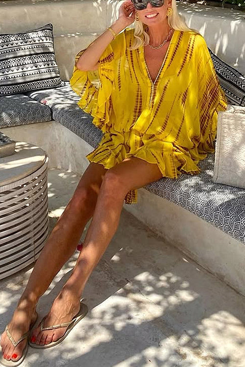 Ruffle Tiered Mini Dress