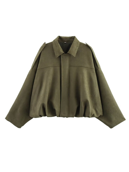 Dena Velvet Bomber Jacket
