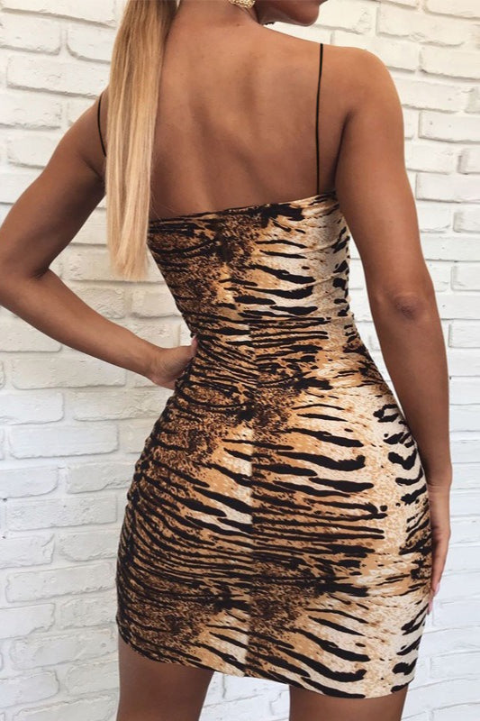 Backless Off-Shoulder Sexy Mini Dress