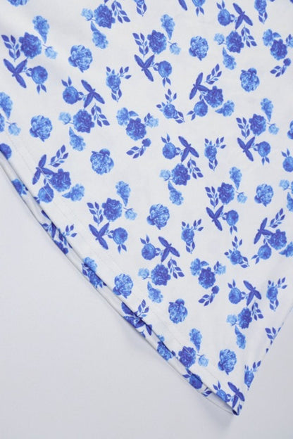 Strap Slim Bodycon Long Floral Dress