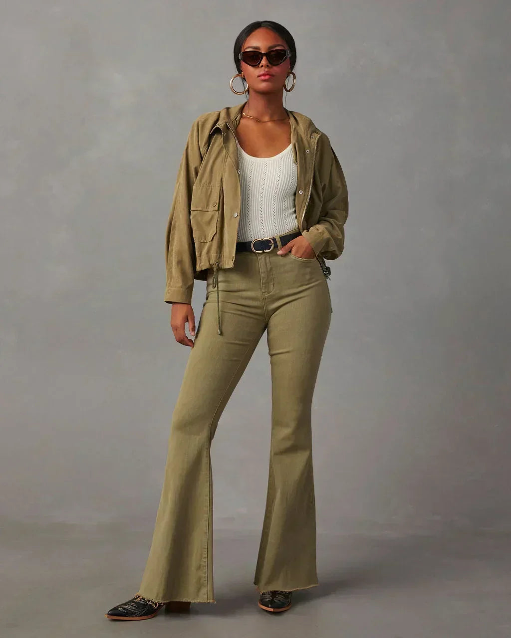 Fashion Flare Women Streetwear 90s Vintage Wide Leg Denim Pantalones Mujer Pantalon Femme Camel Clothes Jean