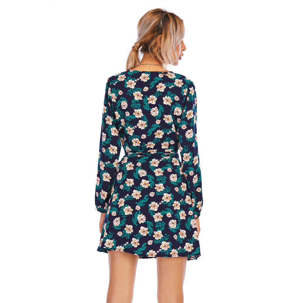 Floral Button Down Shirt Dress