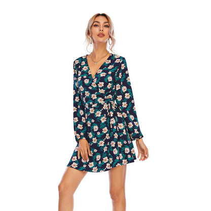 Floral Button Down Shirt Dress