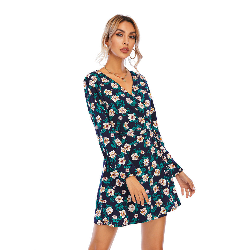 Floral Button Down Shirt Dress
