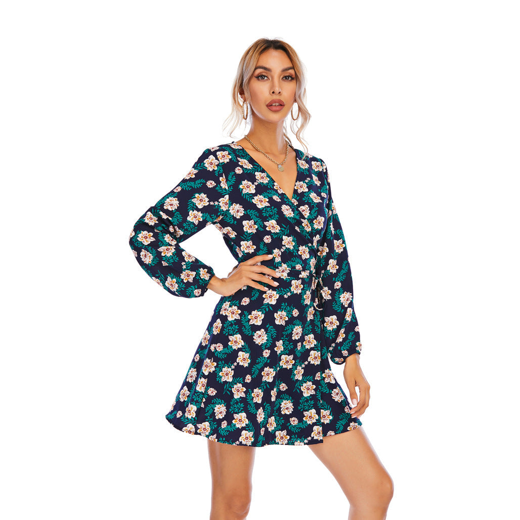 Floral Button Down Shirt Dress