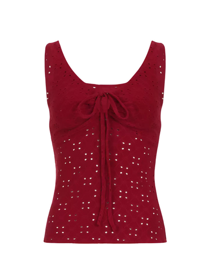 Maison Lace-Up Tank Top