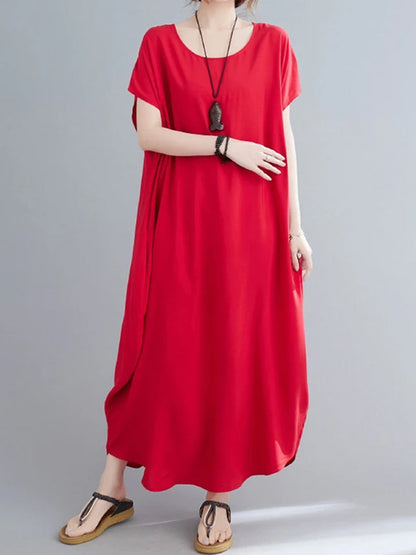 Off Shoulder Ruched Waist Tiered Midi Dress