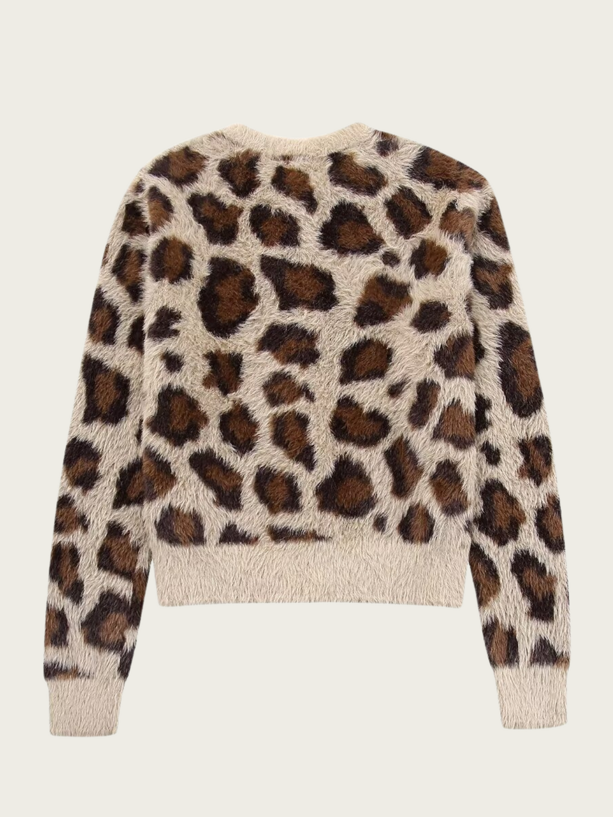 Maizie Faux Fur Leopard Cardigan